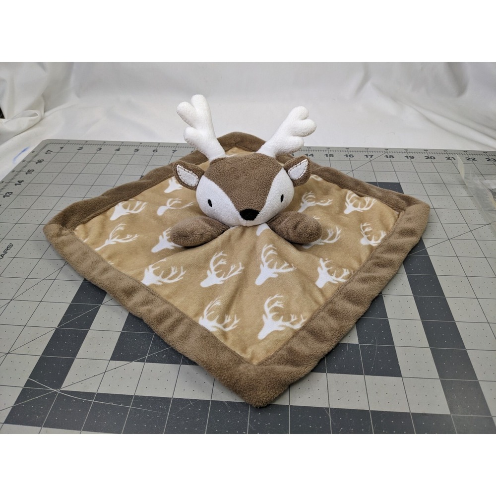 Levtex Deer Lovey Security Blanket Brown Plush 2020 Stuffed Animal Toy